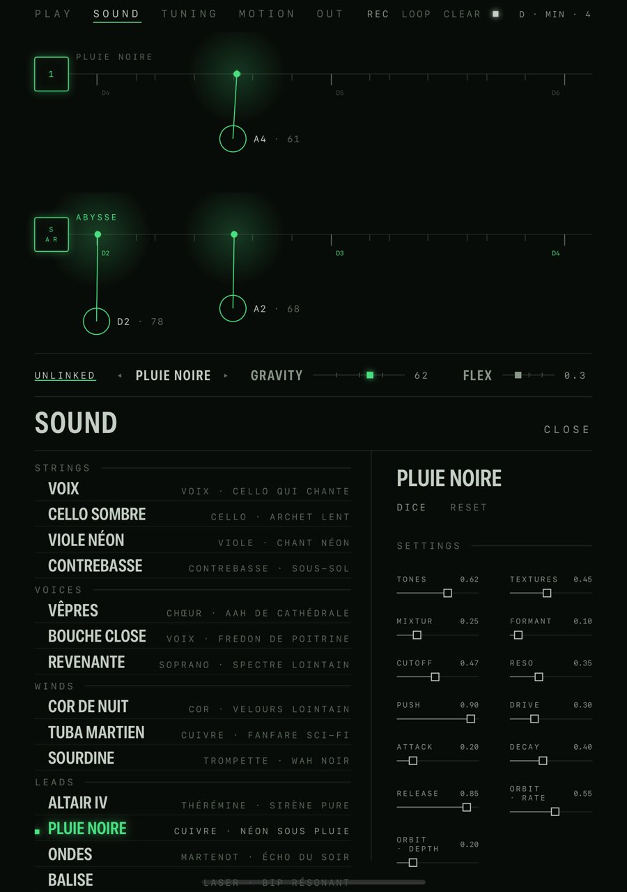 iPhone Duo · SOUND under the lines